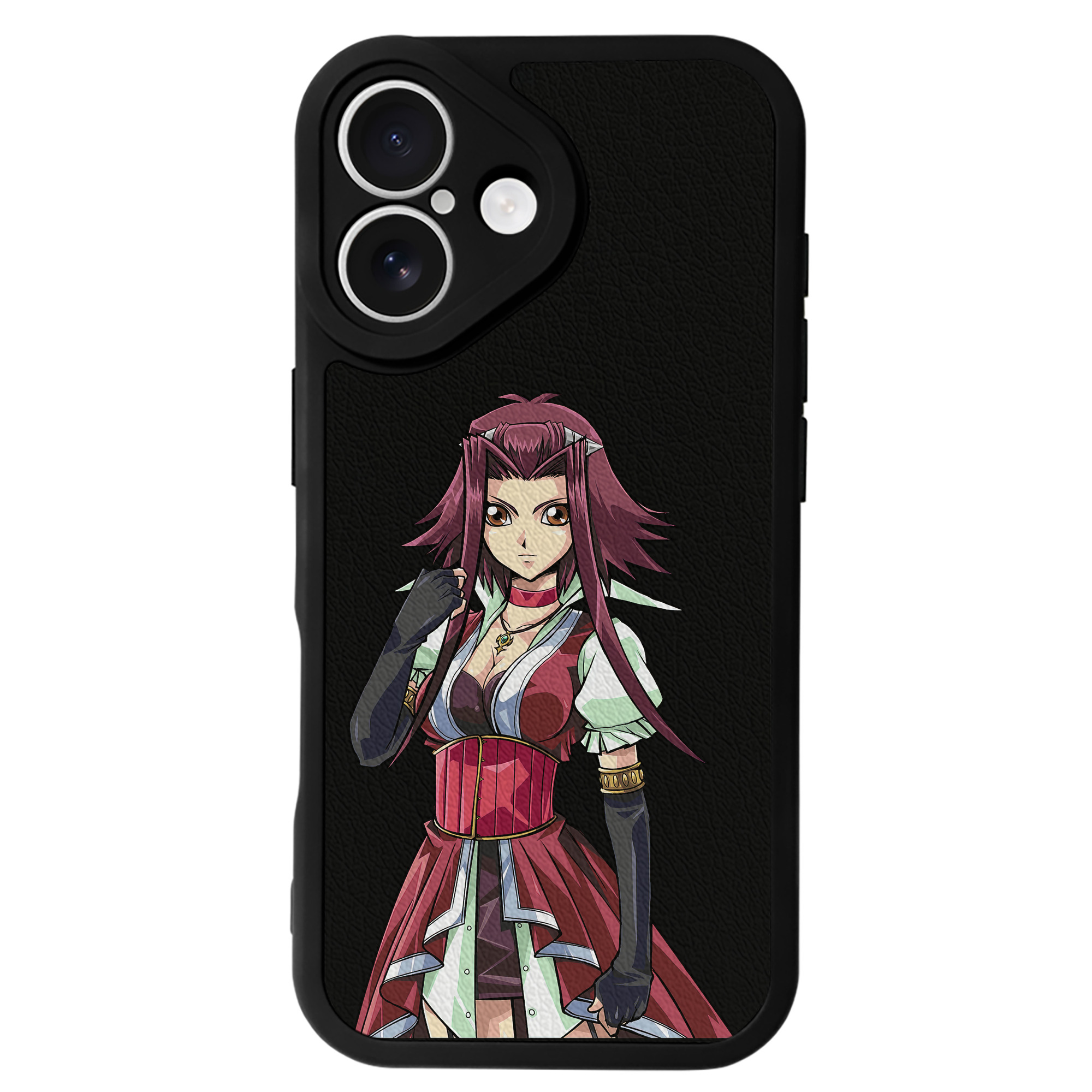 遊☆戯☆王 Yu-Gi-Oh! 【iPhone 16シリーズ対応】シリコンスマホケース（レザー調） 材質：シリコン